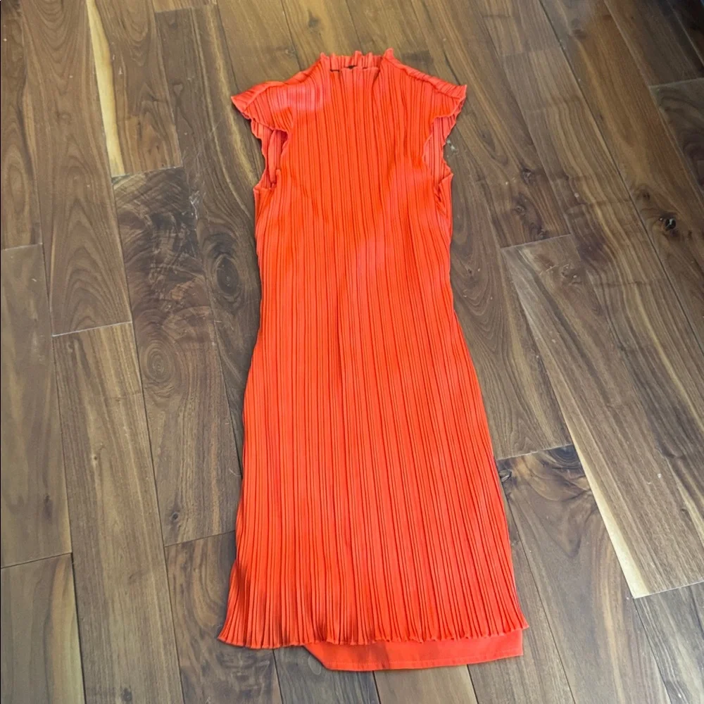 House of Harlow 1960 x Sofia Richie Kenji Mini Dress, Orange-Red - Picture 5 of 8